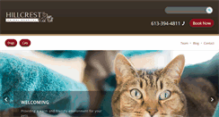 Desktop Screenshot of hillcrestanimalhospital.ca